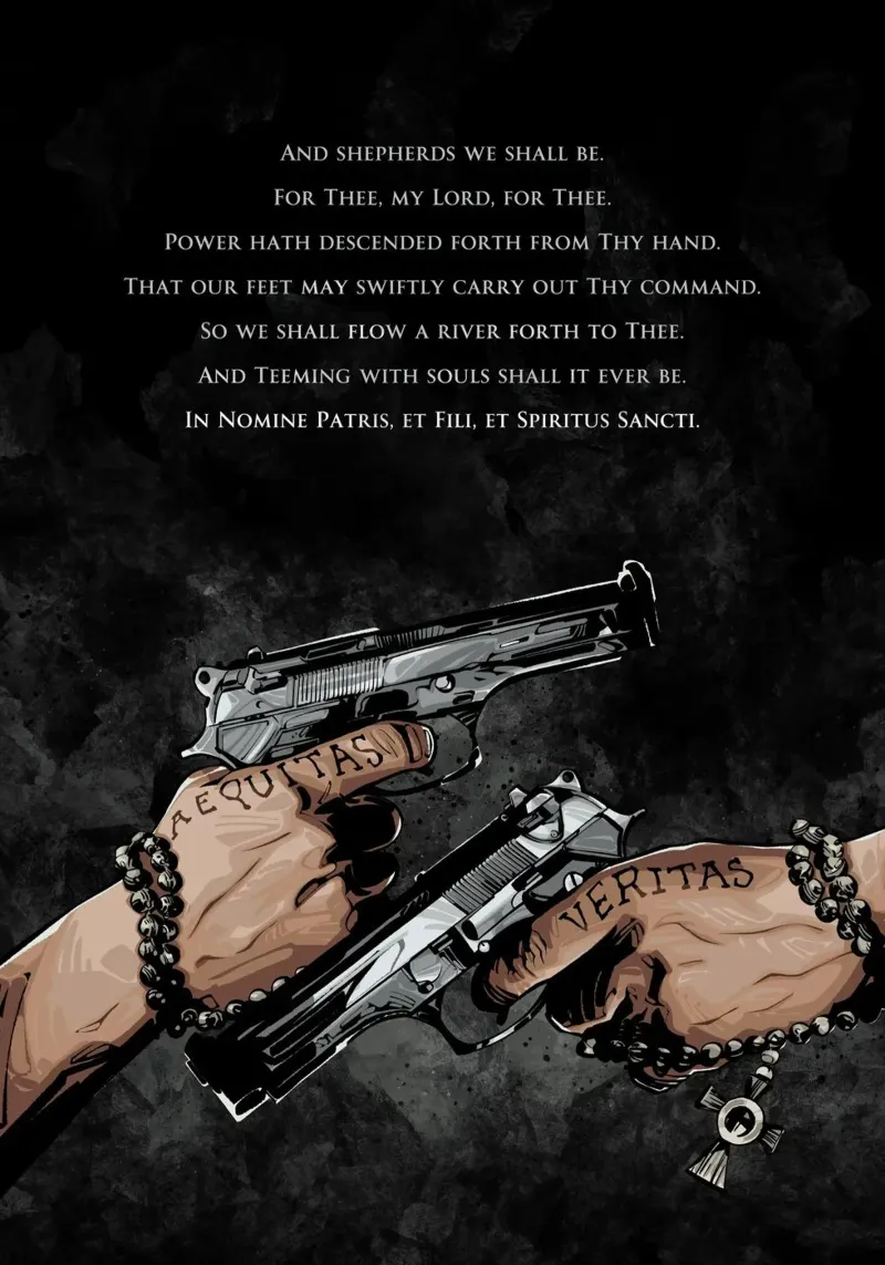 Boondock Saints Prayer pellicola backlit da nabakumov