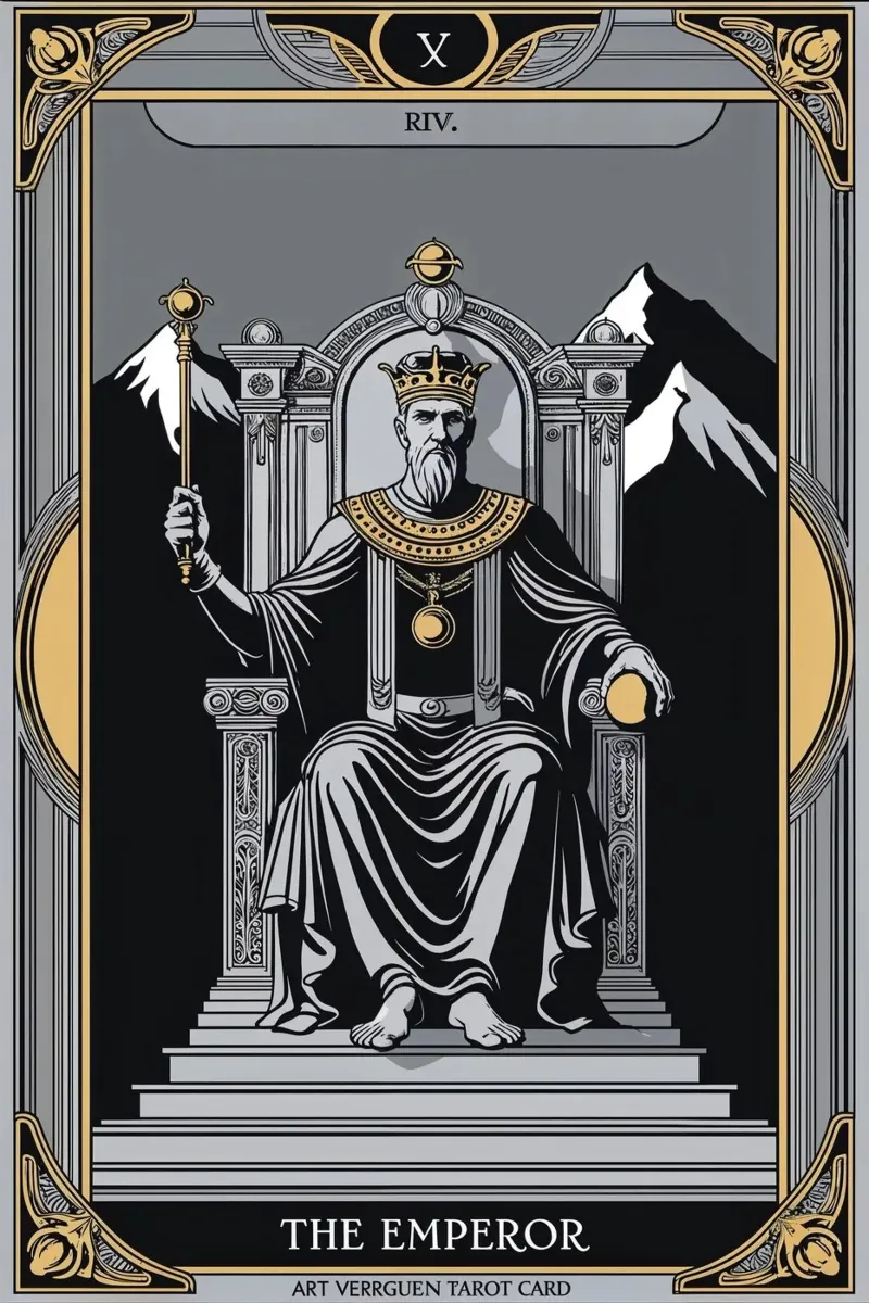 The Emperor – Commanding Influence canvas by Mystique & Muse