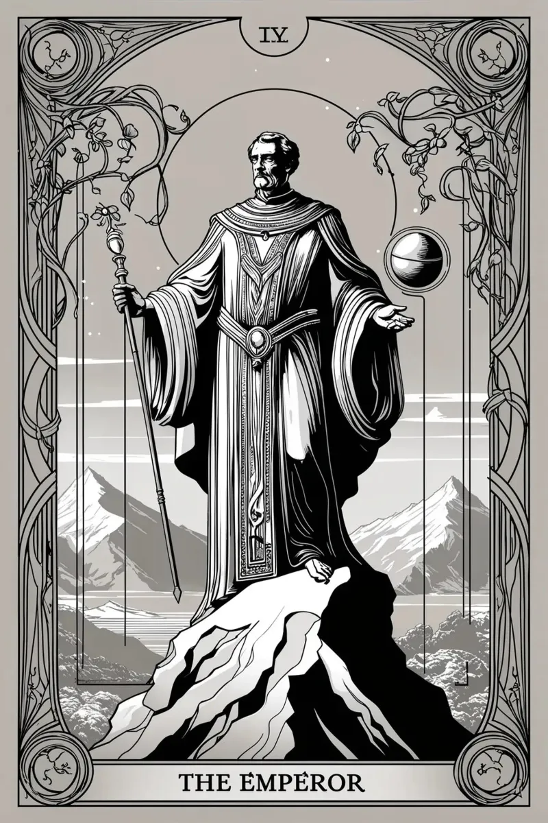L'Imperatore - Autorità Regale alluminio dibond da Mystique & Muse