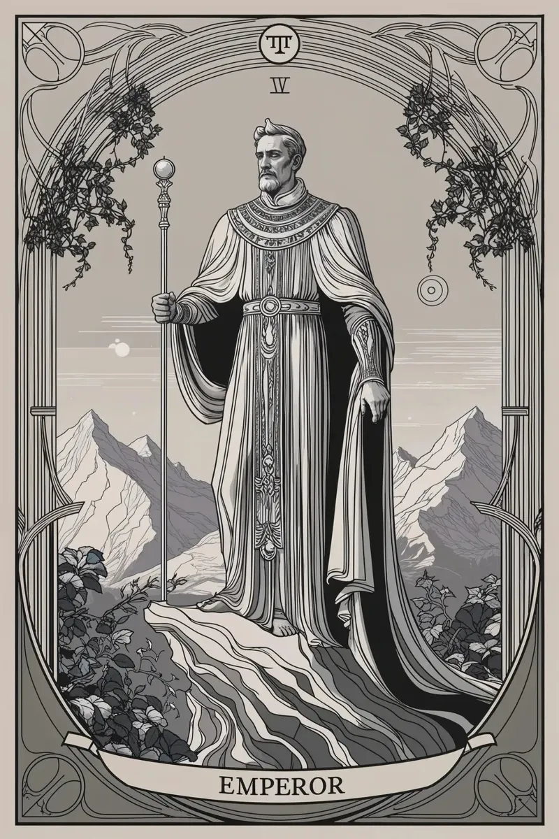 L'Imperatore - Sovrano della stabilità carta hahnemühle da Mystique & Muse