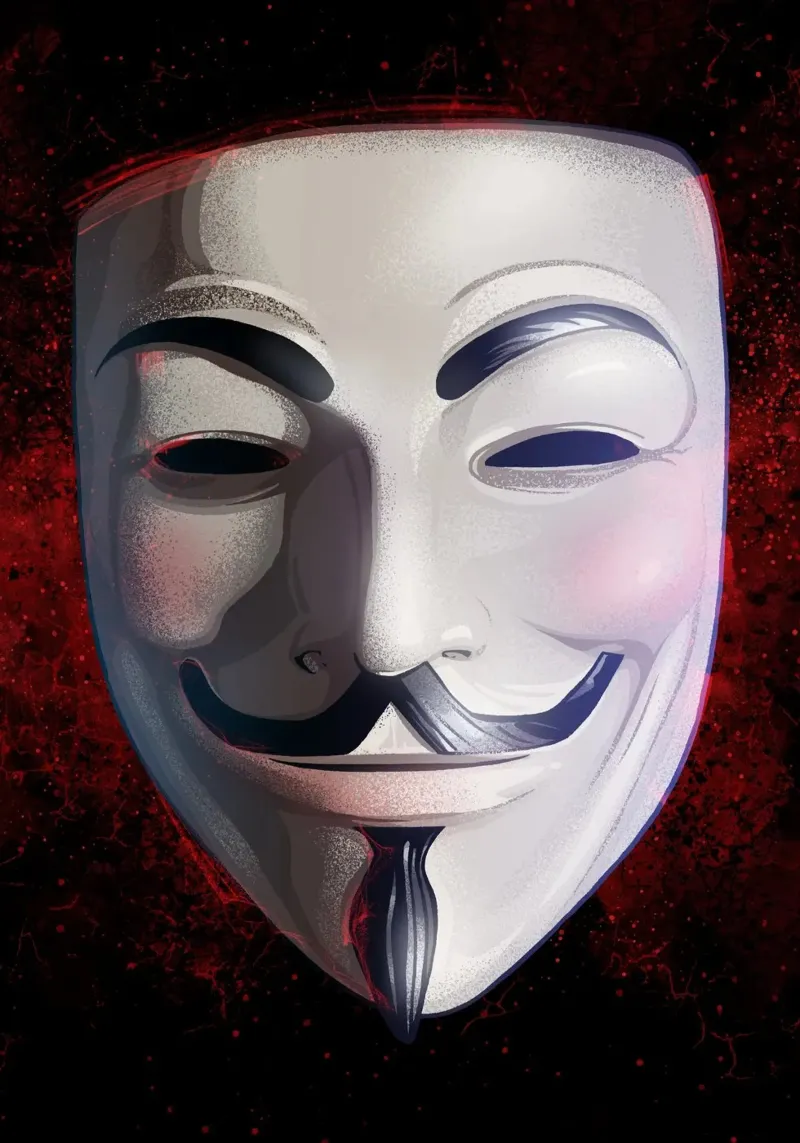 Anonymous Mask pellicola backlit da nabakumov