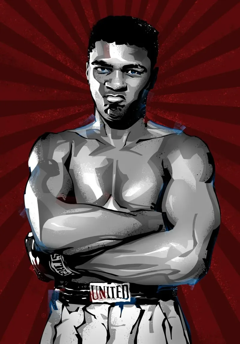 Muhammad Ali pellicola backlit da nabakumov