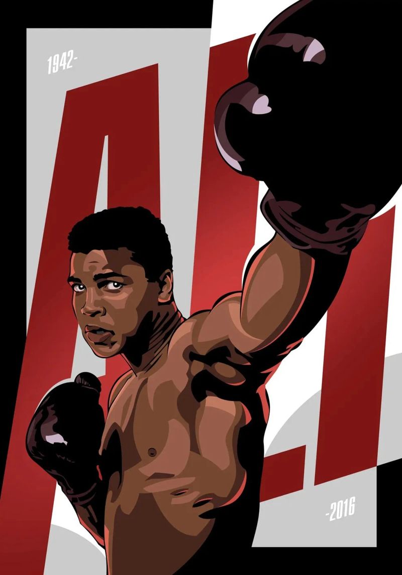 Muhammad Ali Poster von nabakumov