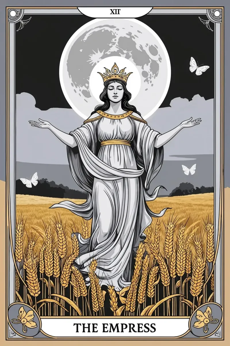 L'Imperatrice - Nutrice divina pellicola backlit da Mystique & Muse
