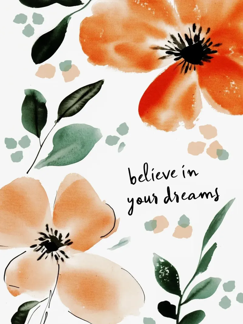 Believe In Your Dreams (Version 1) plexiglass da treechild