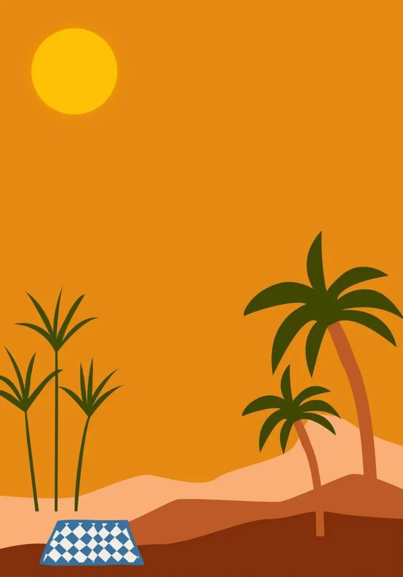 Desert Day 4 carta hahnemühle da Mounias Design