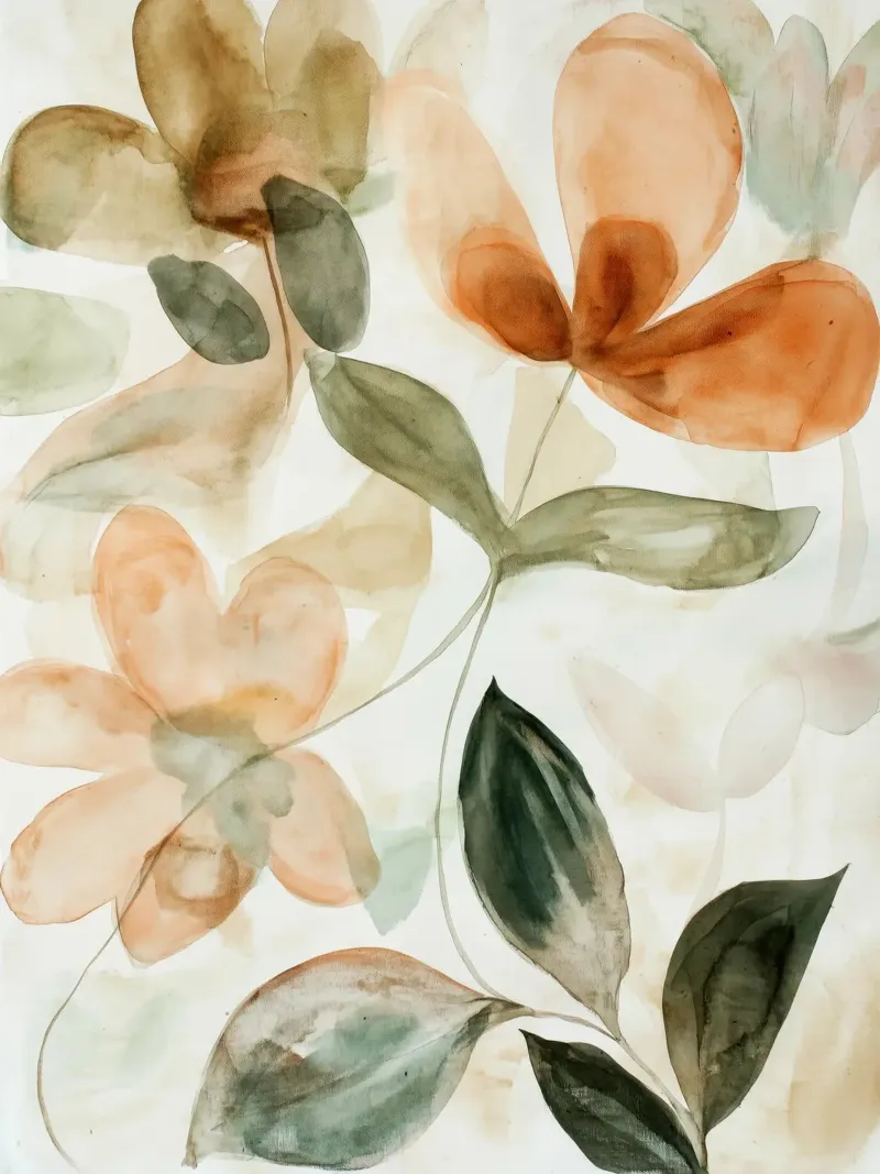 Earthy Bloom No 1 Poster von treechild