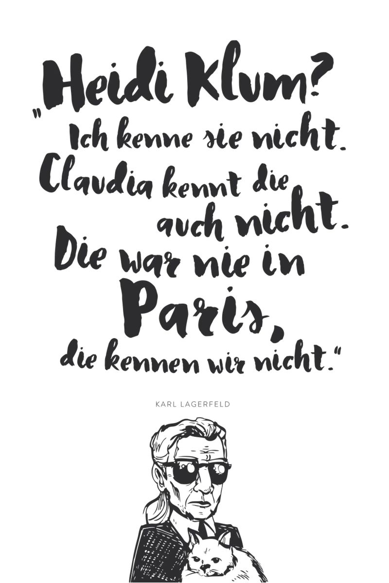 Heidi war noch nie in Paris Poster von Julia Marquardt-Lott