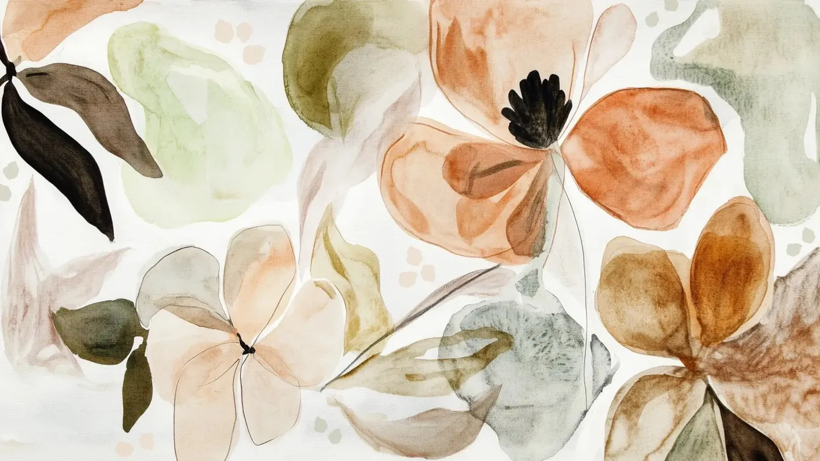 Earthy Bloom No 6 carta hahnemühle da treechild