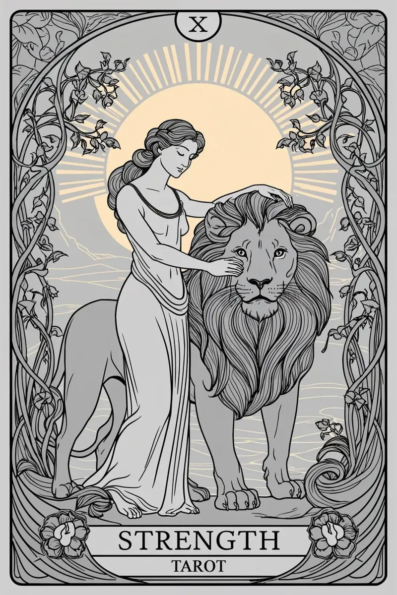 Forza: Guardiano della pace interiore carta hahnemühle da Mystique & Muse