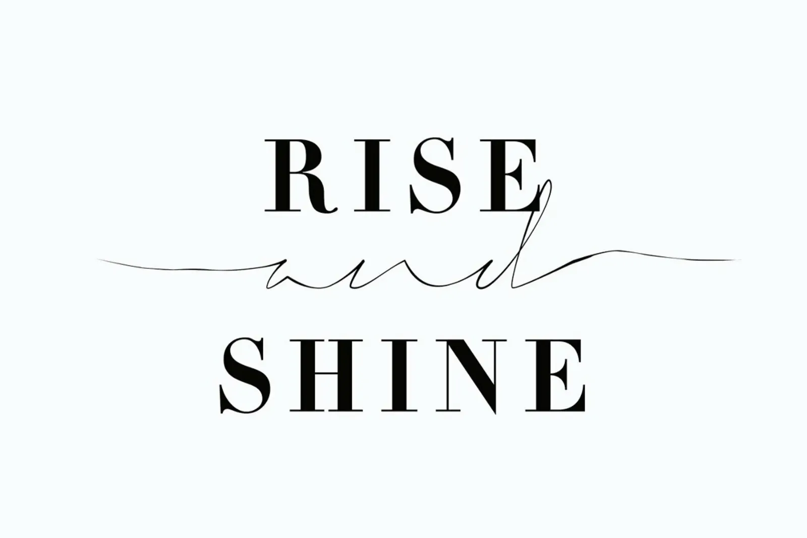 Rise and Shine poster con telaio in alluminio da Honeymoon Hotel