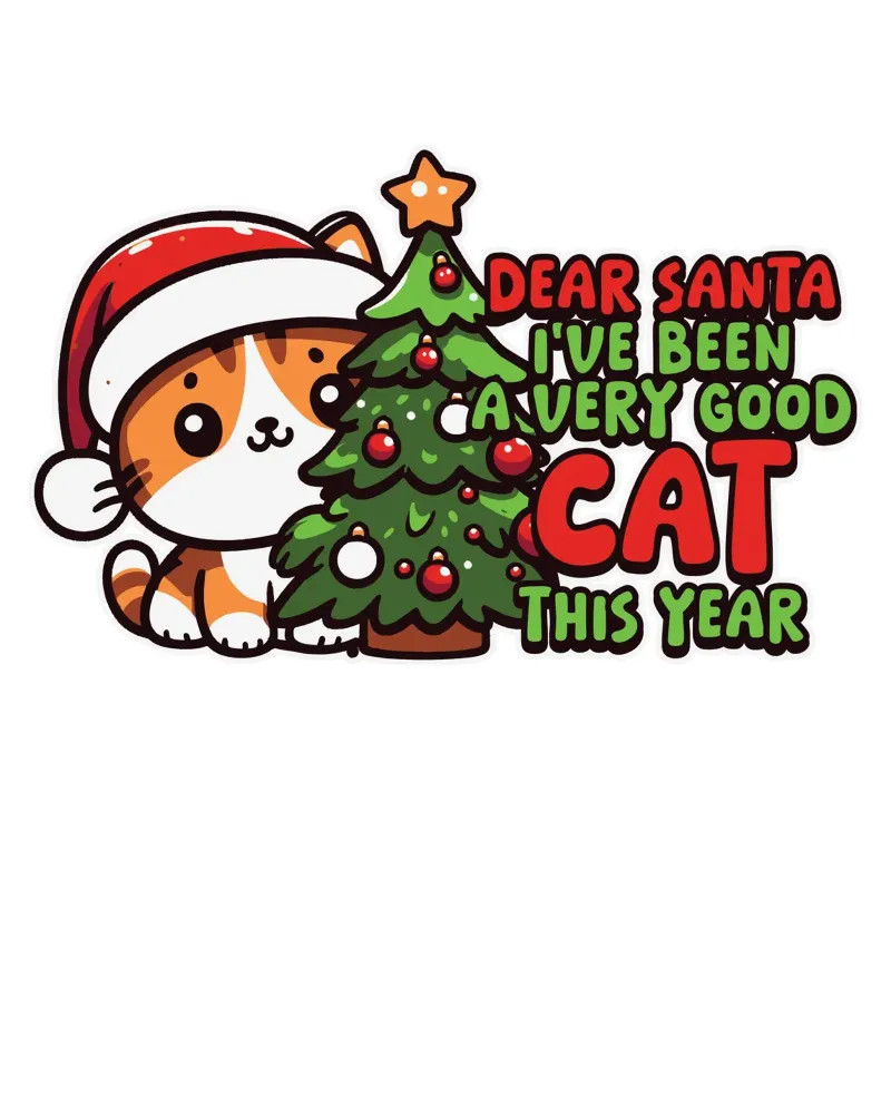 Dear Santa, I've been a very good cat this year. pellicola backlit da edsonramosart