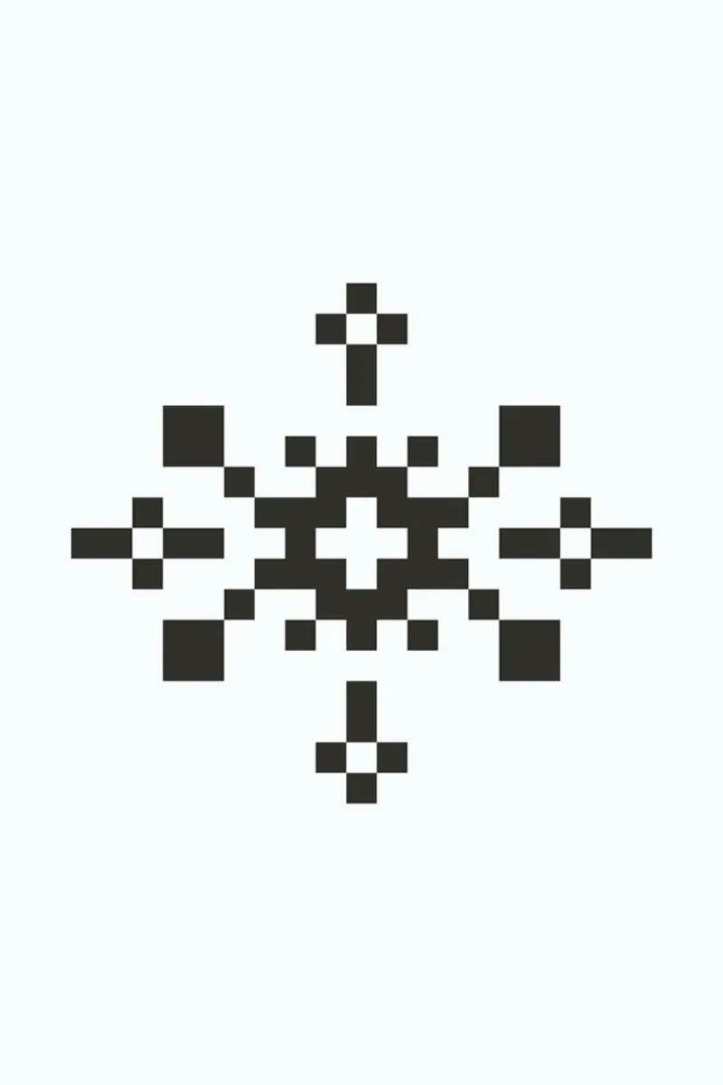Black Snowflake 1 carta hahnemühle da Studio One