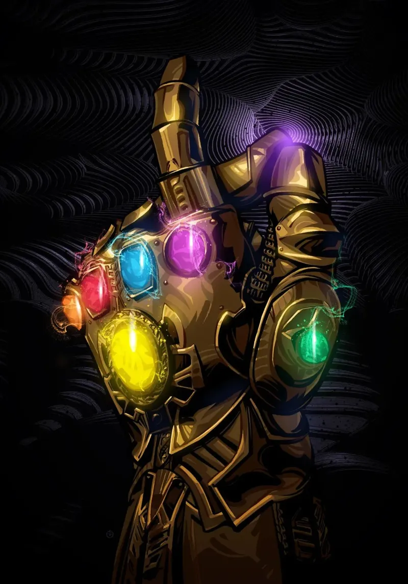 Infinity Gauntlet canvas by nabakumov