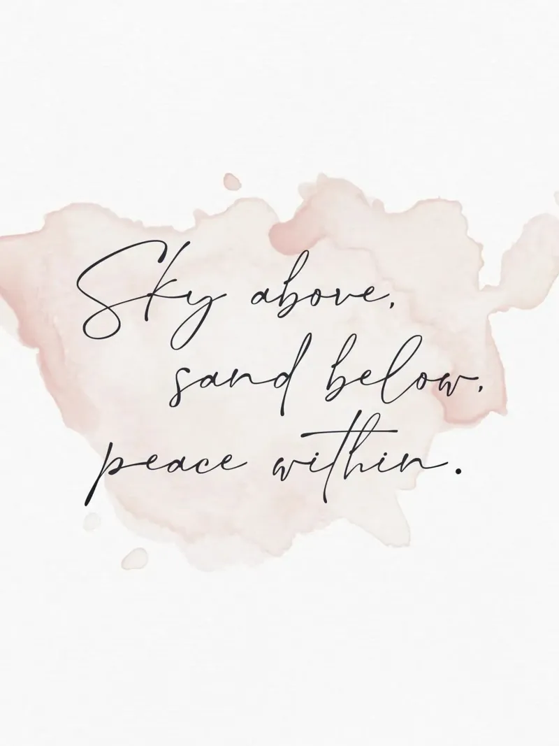 Peaceful Quote - Mindful message hahnemühle by Whole©