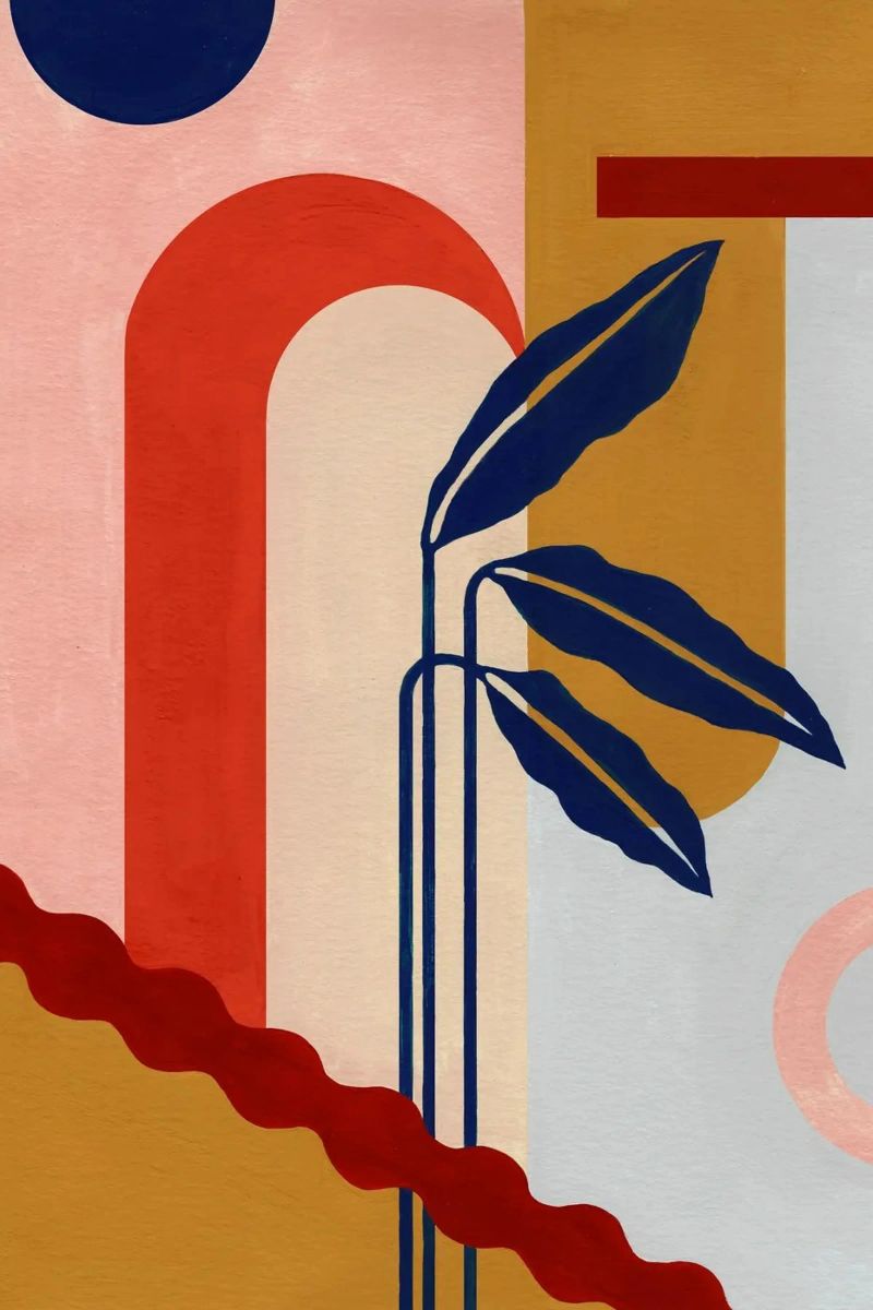 Pati Cascino - Banana Leaves poster by The Artcircle