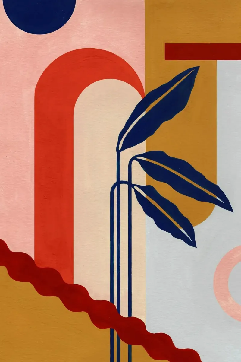 Pati Cascino - Banana Leaves poster by The Artcircle