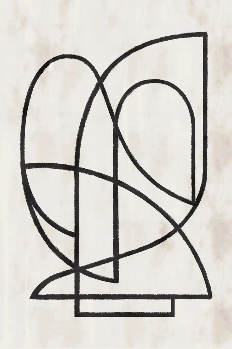 Pati Cascino - Contours I poster by The Artcircle