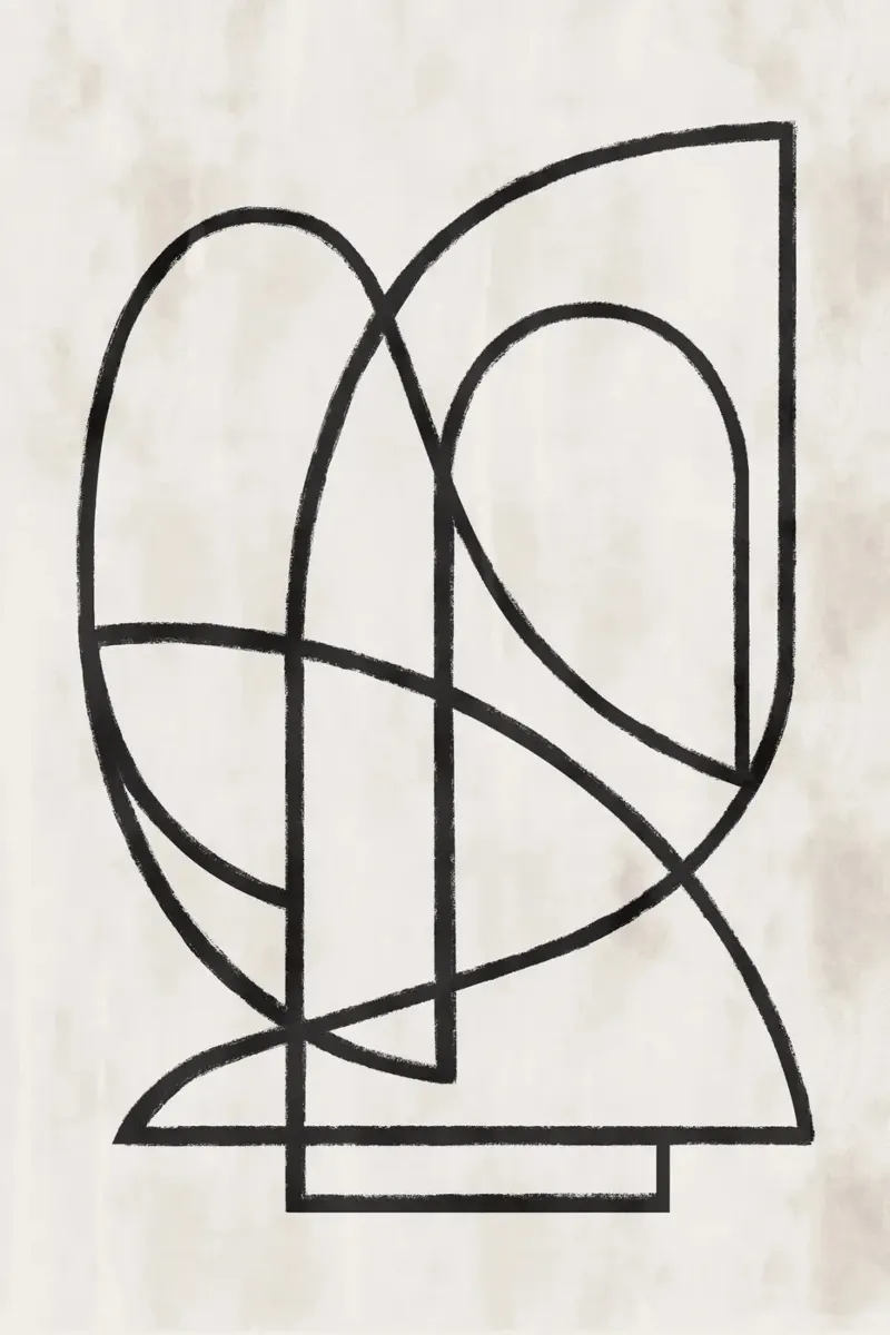 Pati Cascino - Contours I poster by The Artcircle
