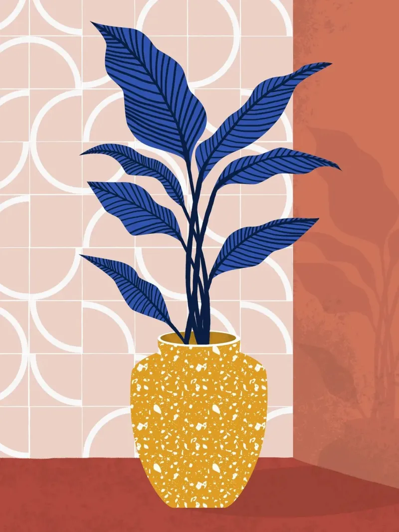Pati Cascino - Dracena alluminio dibond da The Artcircle