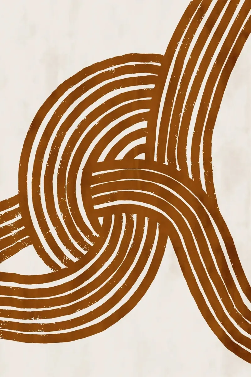 Pati Cascino - Knot Terracotta pellicola backlit da The Artcircle