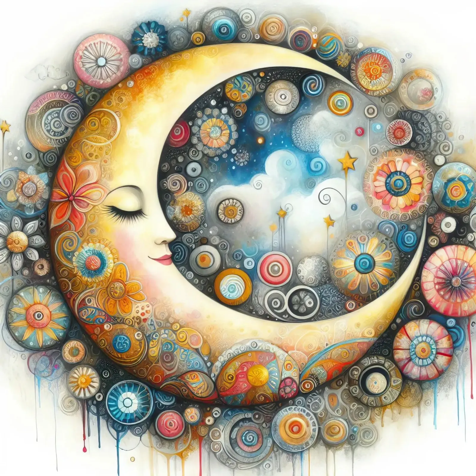 una luna capricciosa poster da ARTVI-SHOP