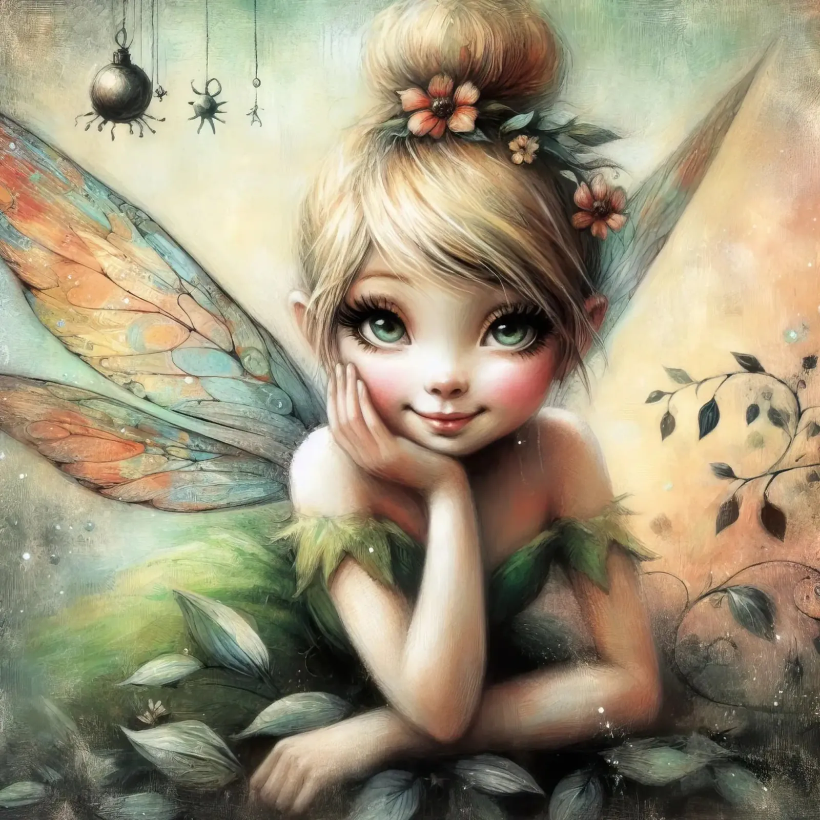 fee tinkerbel canvas van 🎁 ARTVI-SHOP
