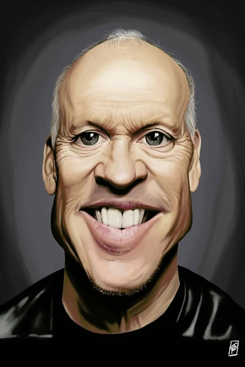 Michael Keaton pellicola backlit da Rob Art | Illustration