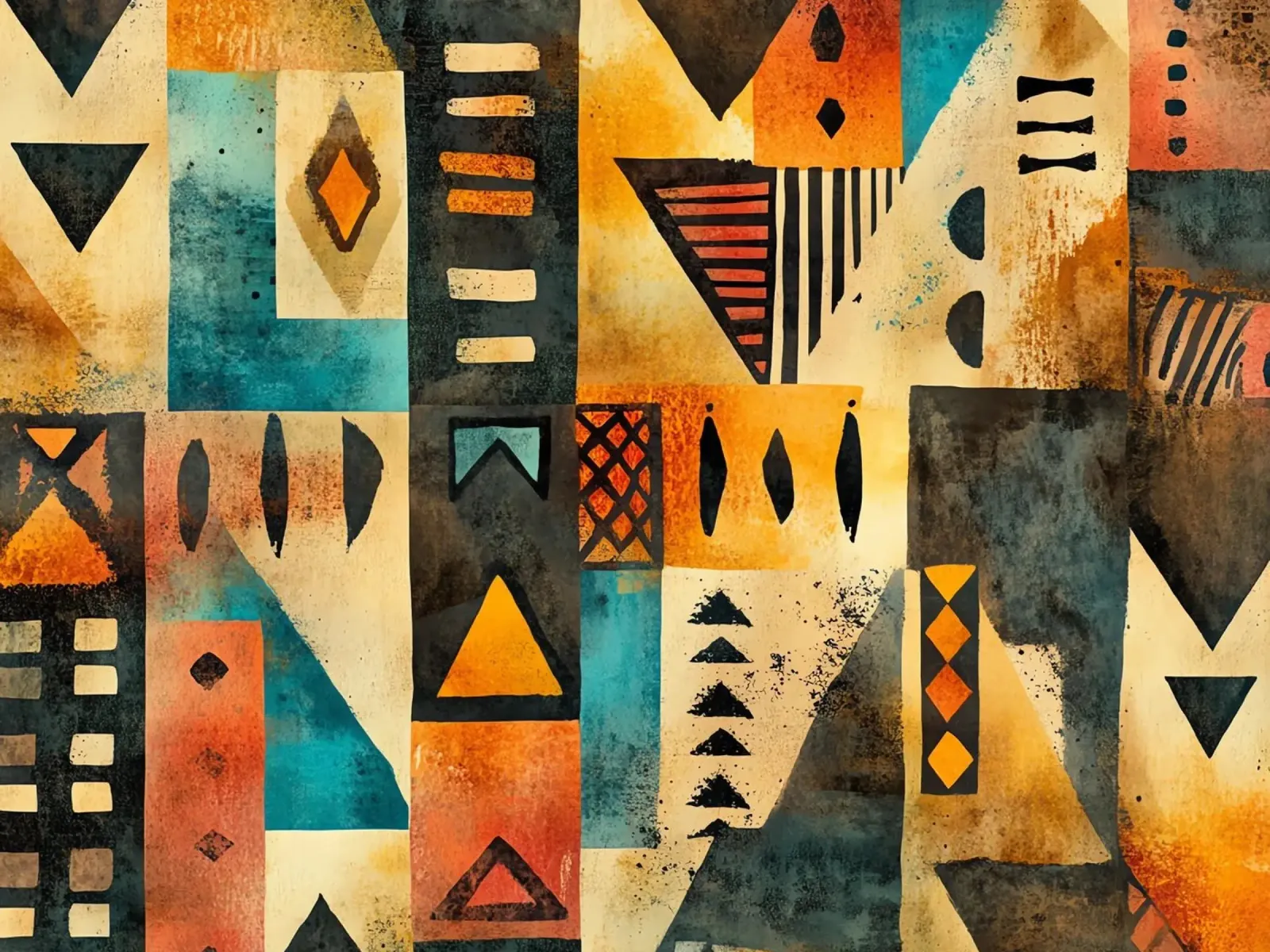 Echo's uit Afrika canvas met Baklijst van Théïa's Fantasia World