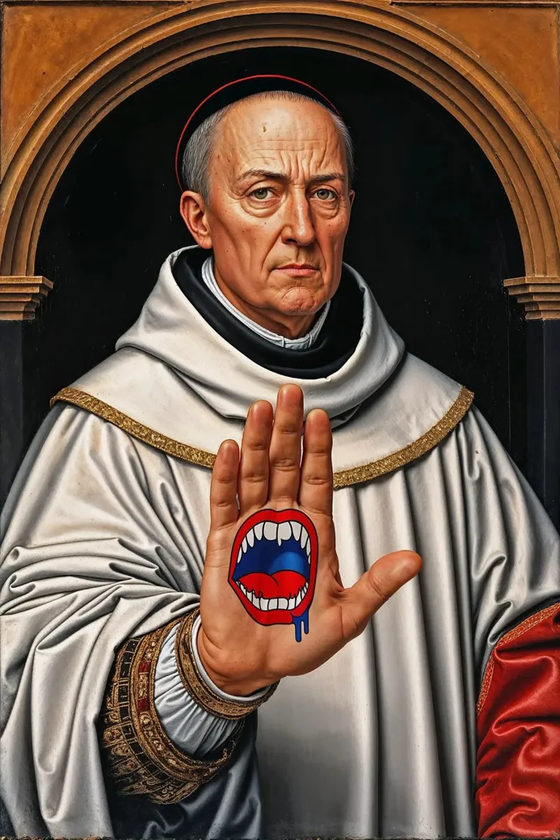 St. Antonius and the Power of the Cruz | Limited Drop carta hahnemühle da Renaissance Rebel