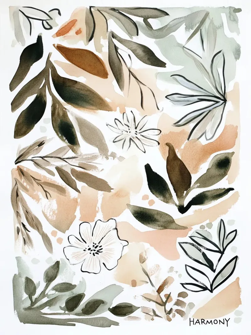 Harmony No 2 carta hahnemühle da treechild