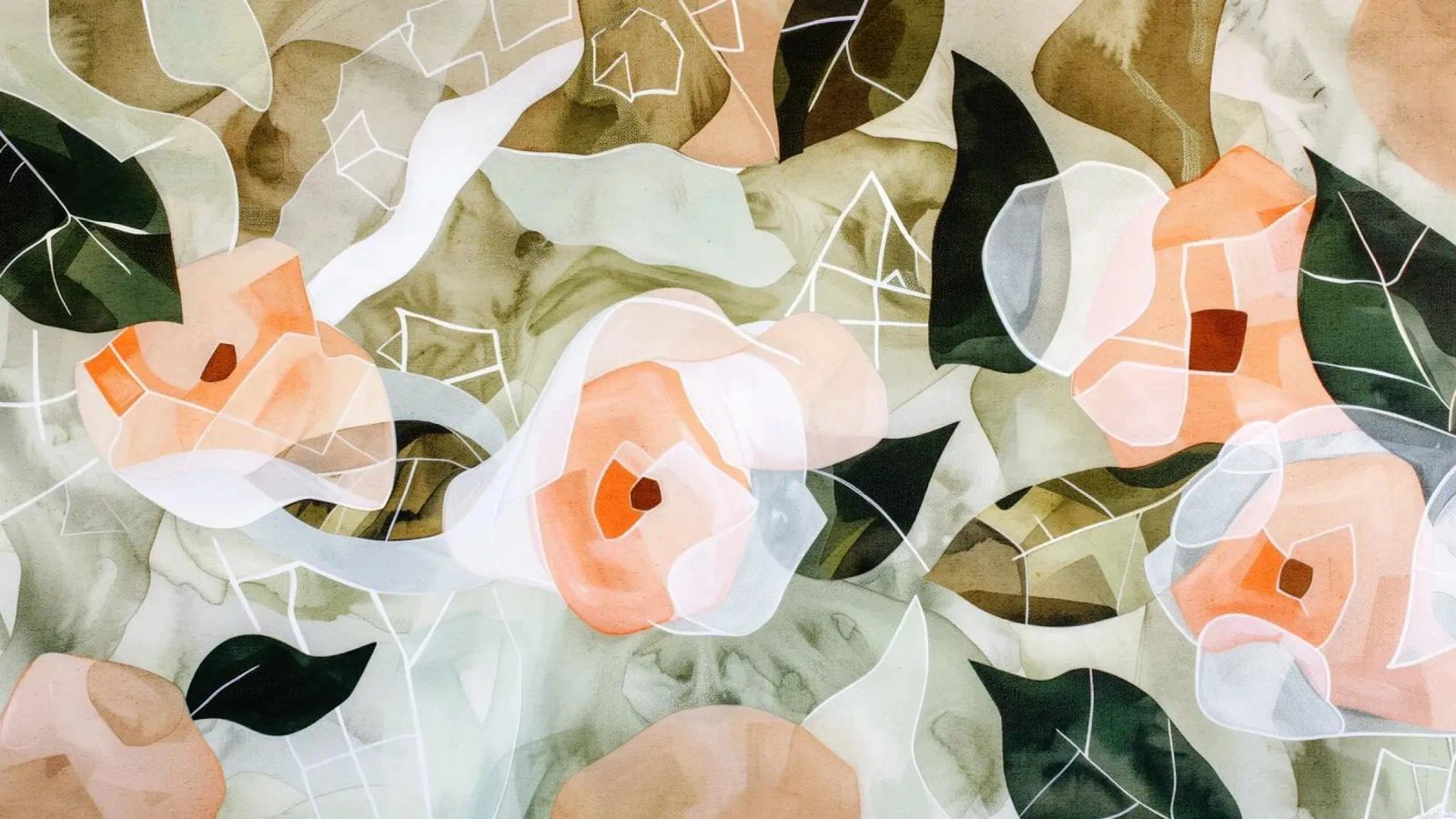 Flower Pattern No 3 plexiglass da treechild