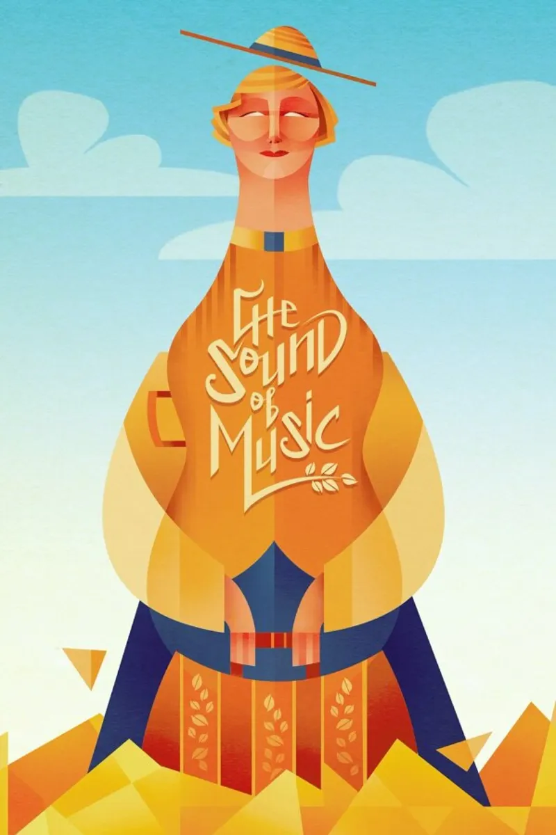 The Sound of Music pellicola backlit da Sean Loose