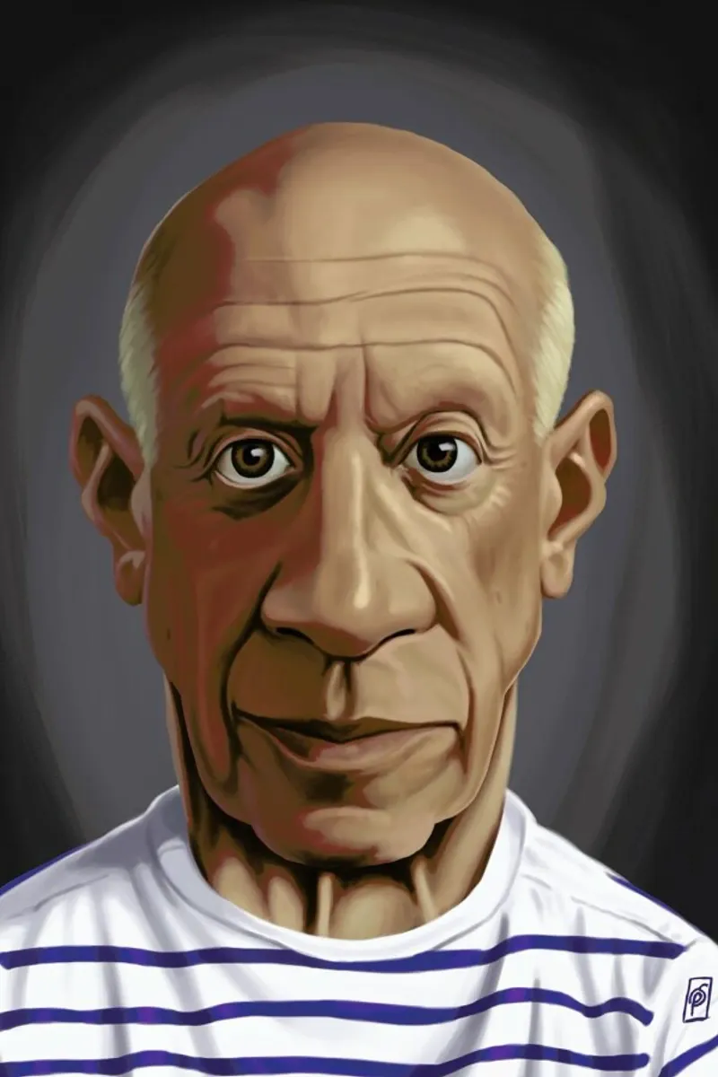 Pablo Picasso plexiglass da Rob Art | Illustration