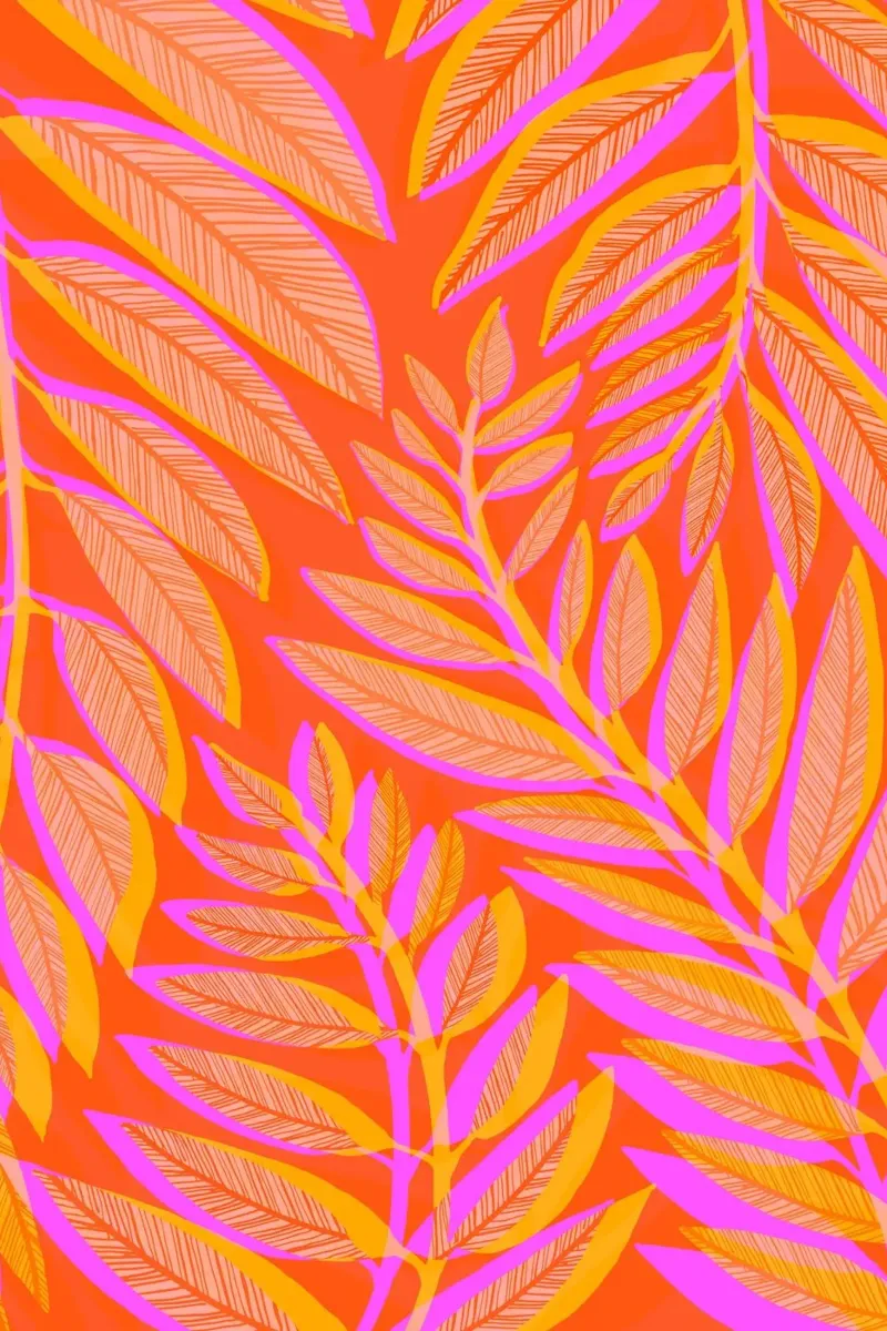 Kristian Gallagher - Hot Tropics Pink acrylic glass by The Artcircle