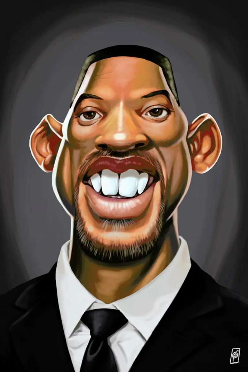 Will Smith Hahnemühle von Rob Art | Illustration
