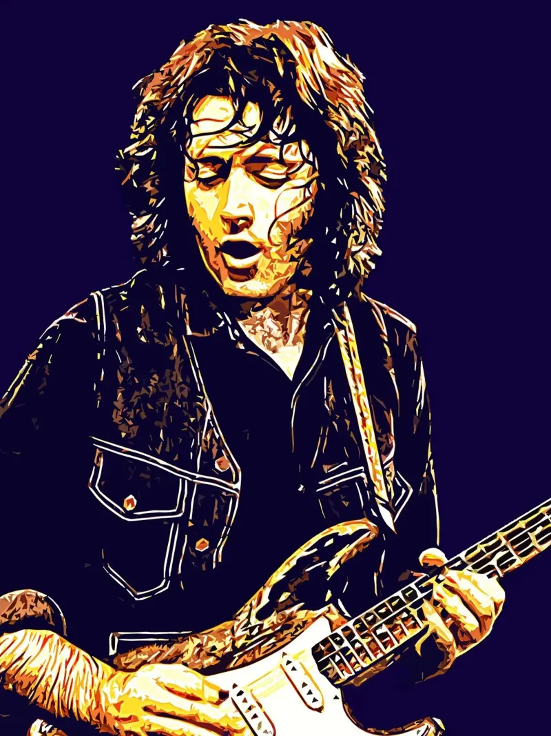 Il Blues Gallagher carta hahnemühle da neonartroom