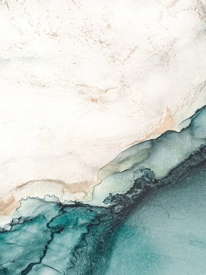 Watercolour waves - Elegant splendour of colour for a modern home hahnemühle by Whole©