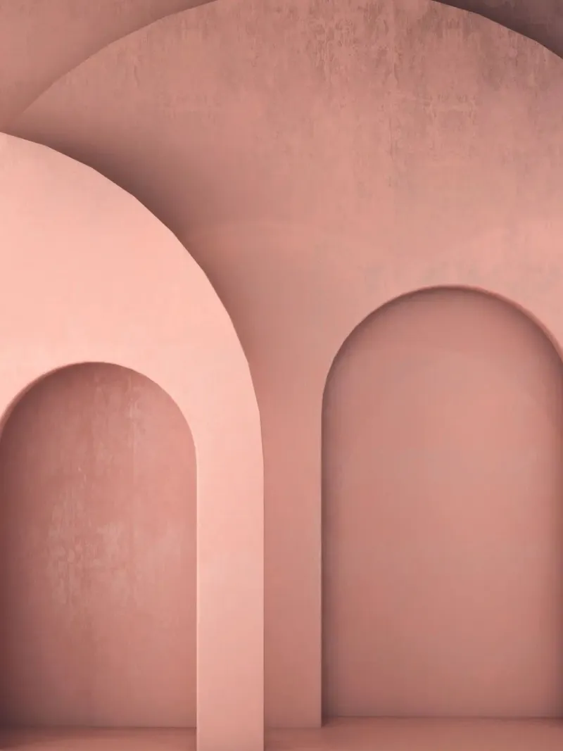 Minimalist arches - elegant architecture canvas by Whole©