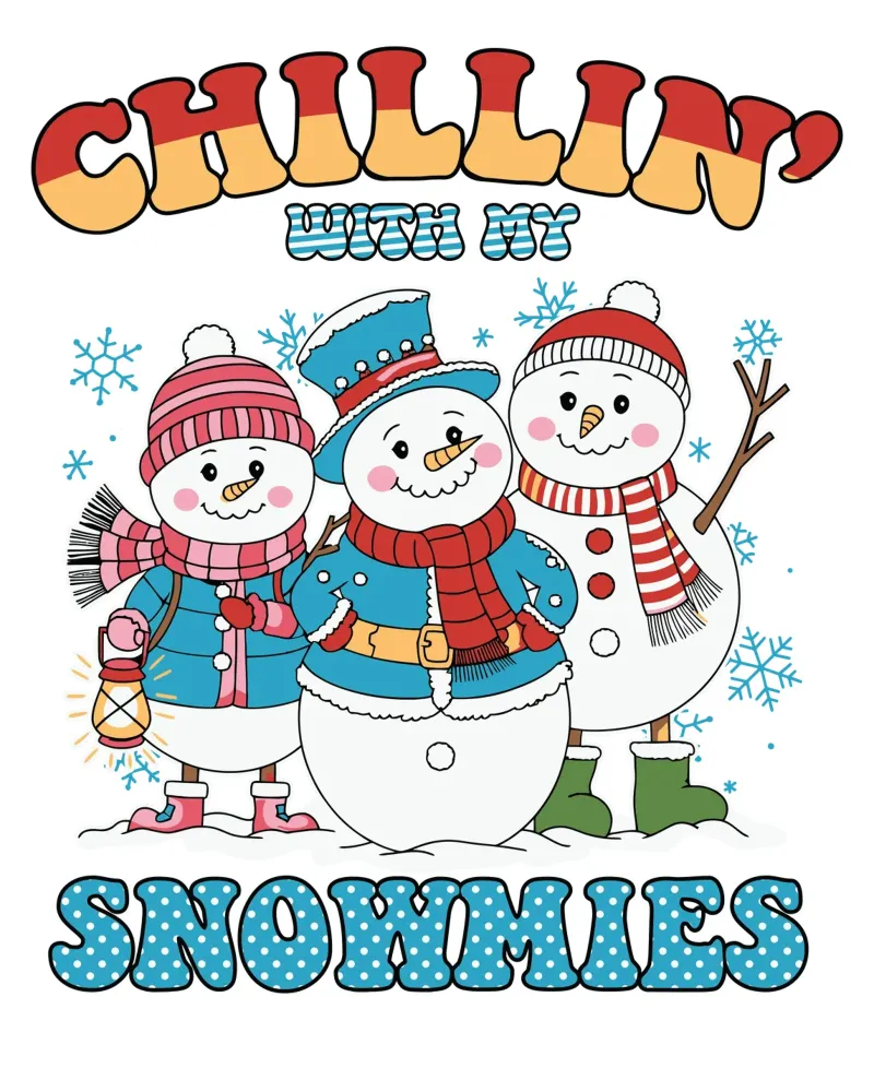 Chillin' with my Snowmies carta hahnemühle da edsonramosart