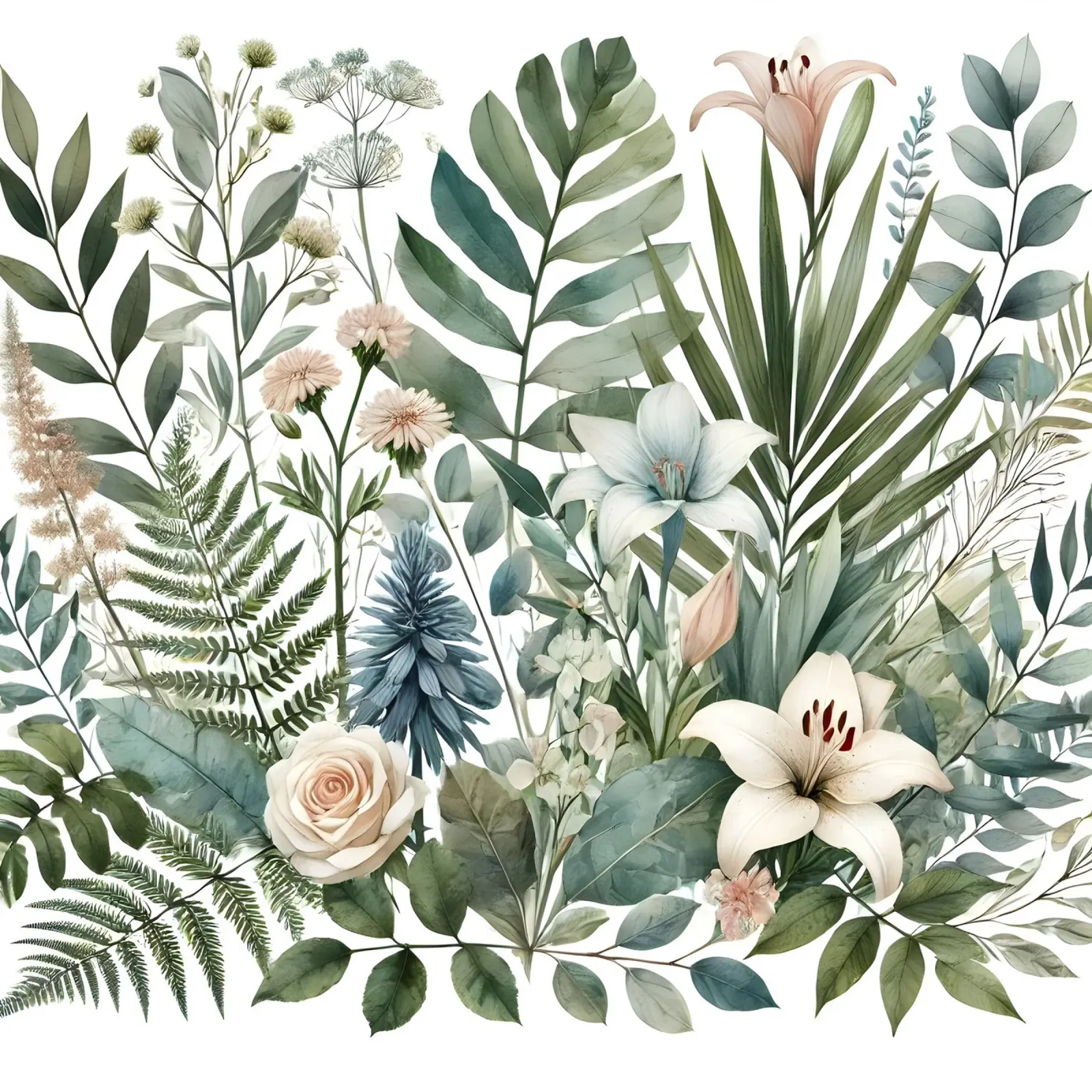 Botanisch III canvas met Baklijst van Travel with Chris