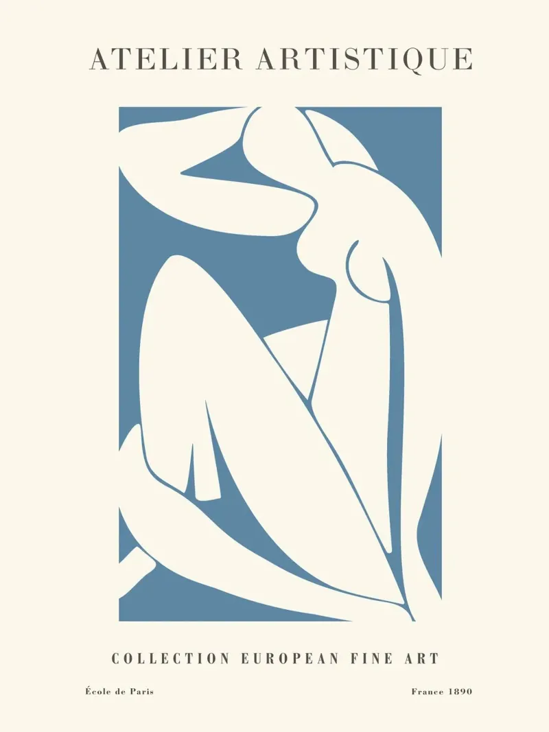 Abstract Figure - European Art in Modern Style canvas by Whole©