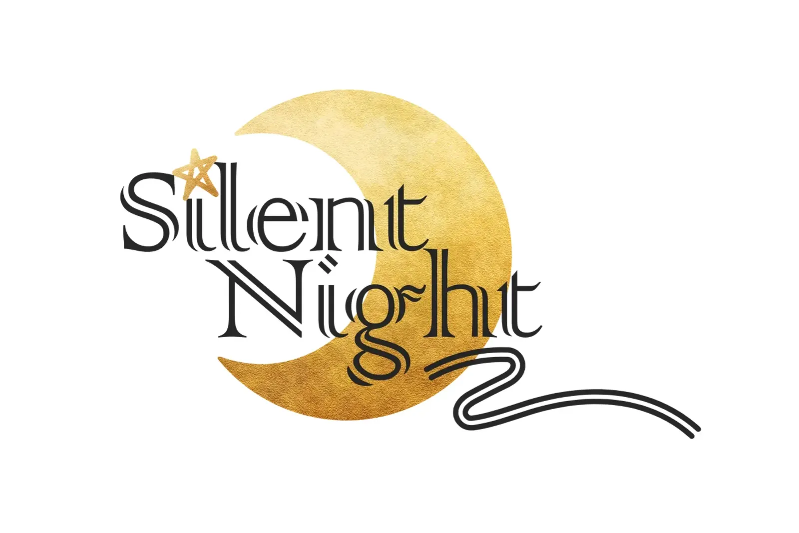 Notte silenziosa poster con telaio in alluminio da amini54