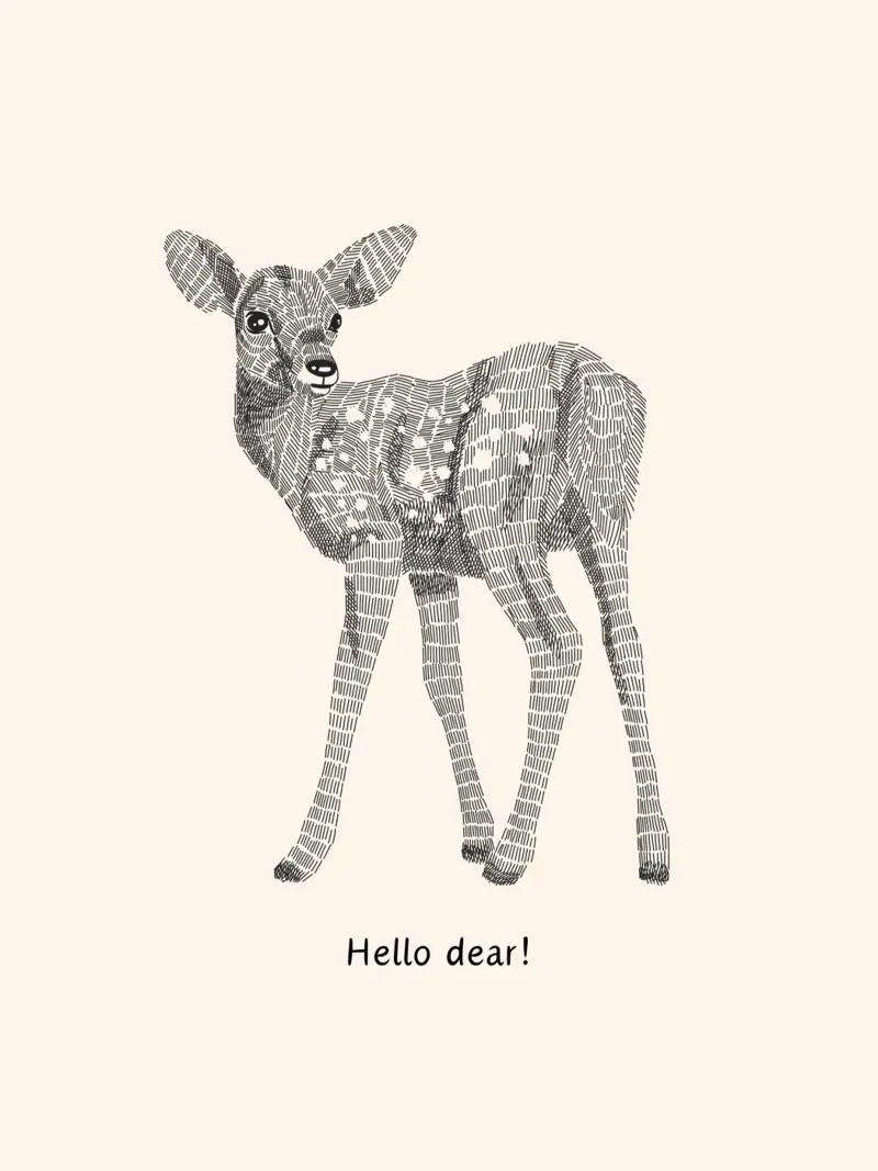 Reh - Hello Dear! alluminio dibond da Ohkimiko