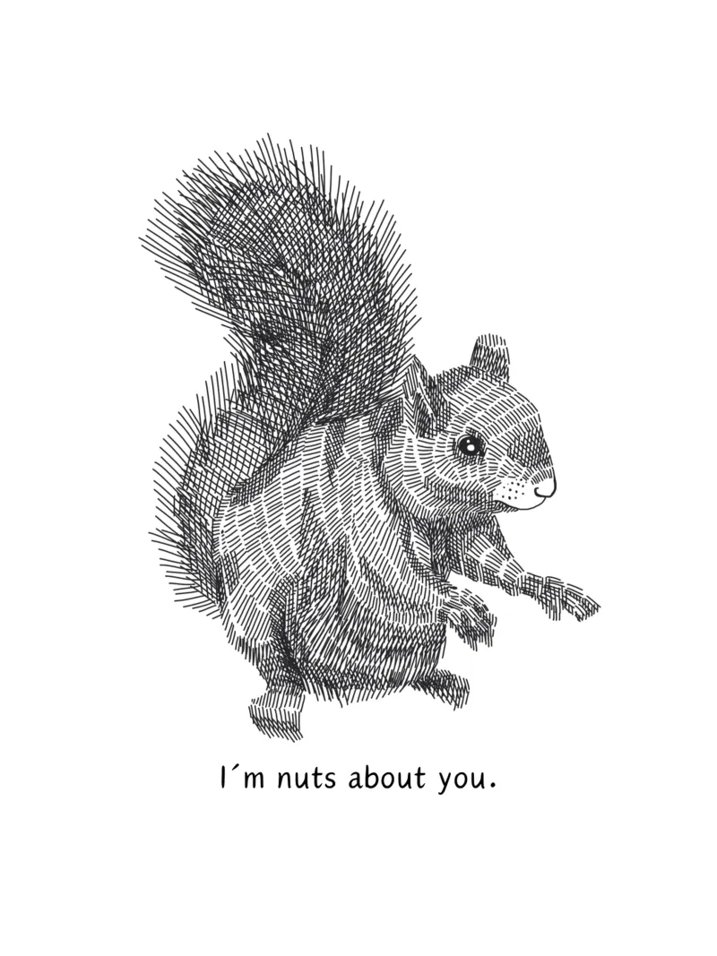 I´m nuts about you carta hahnemühle da Ohkimiko
