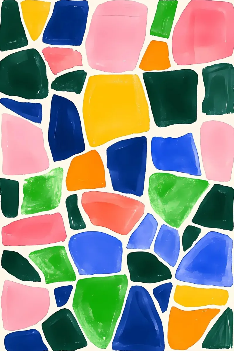Mosaico colorato pellicola backlit da IamHomeStudio
