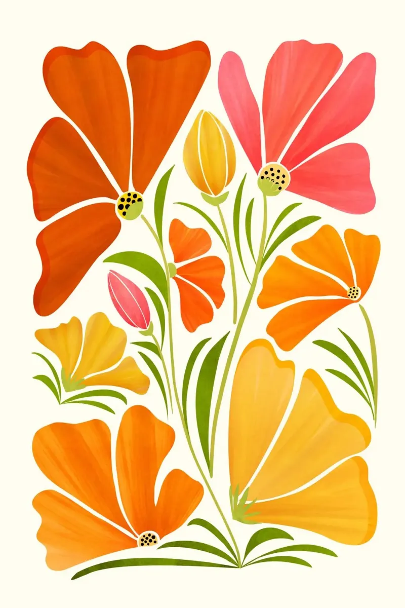Kristian Gallagher - Fiori selvatici di primavera poster da The Artcircle