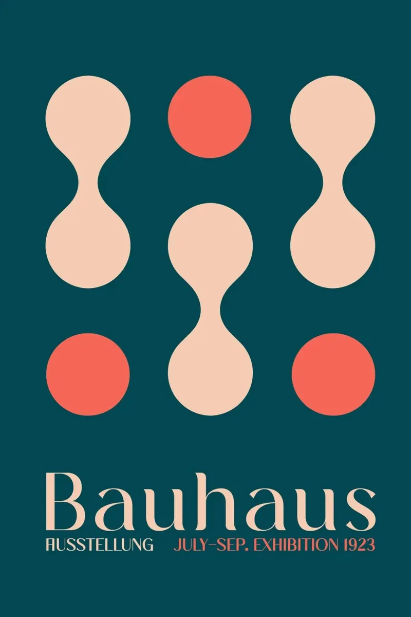 Emel Tunaboylu - Mostra Bauhaus 1923 tela con Cornice a cassetta da The Artcircle