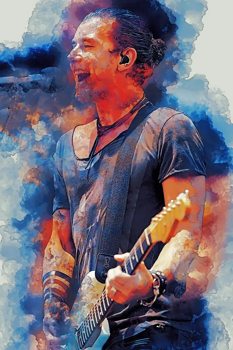 Colore di Gavin Rossdale pellicola backlit da neonartroom