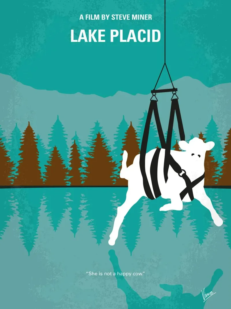 No944 My Lake Placid minimal movie poster poster da Chungkong